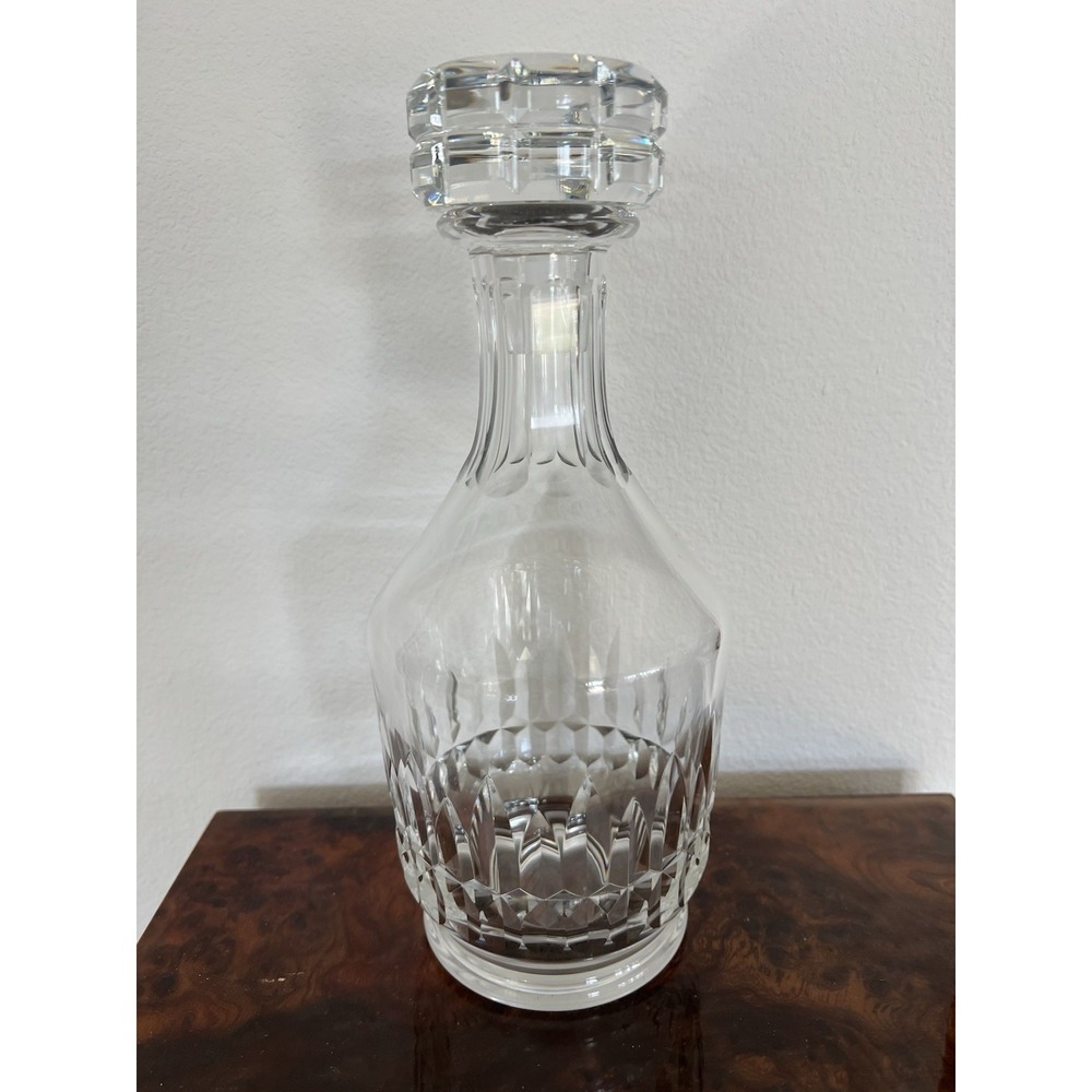 Baccarat Crystal CANTERBURY Decanter With Vertical Cuts 10"
